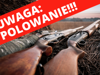 Plakat o polowaniu