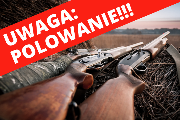 Plakat o polowaniu