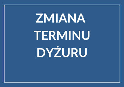Grafika zmiana dyżuru