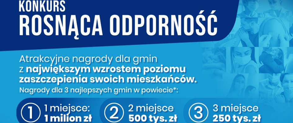 Ulotka konkursu "Rosnąca odporność"