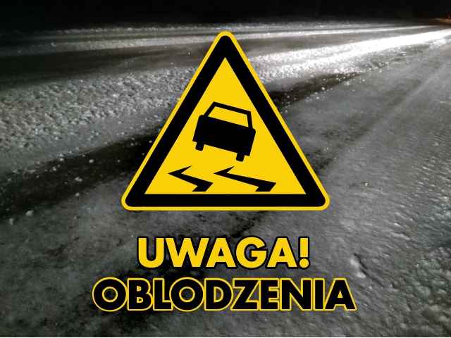 Ostrzeżenie o oblodzeniach