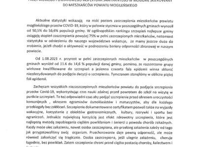 Komunikat Państwowego Powiatowego Inspektora Sanitarnego
