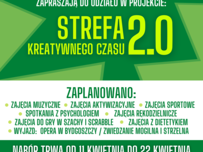 "Strefa kreatywnego czasu 2.0" w Gminie Dąbrowa