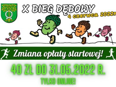 Zmieniamy opłatę startową
