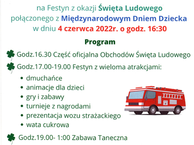 Plakat na festyn