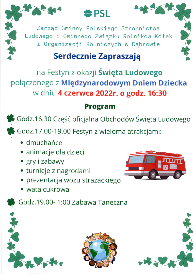 Plakat na festyn