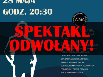 Spektakl w Słaboszewku odwołany!