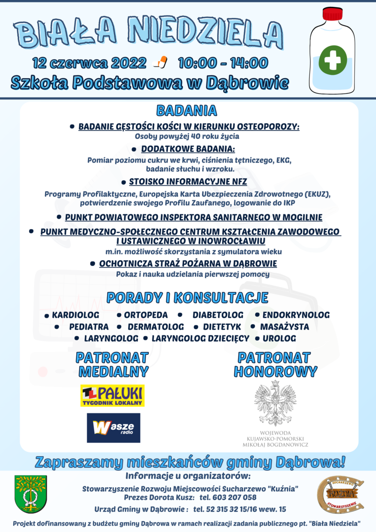 BIAŁA NIEDZIELA W GMINIE DĄBROWA