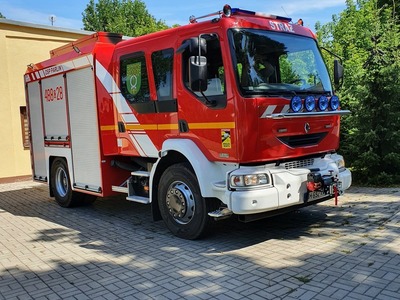 zdjęcie samochodu strażackiego