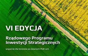 grafika Rządowego Programu Inwestycji Strategicznych,  Edycja VI – PGR.