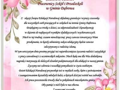 życzenia na dzień Nauczyciela