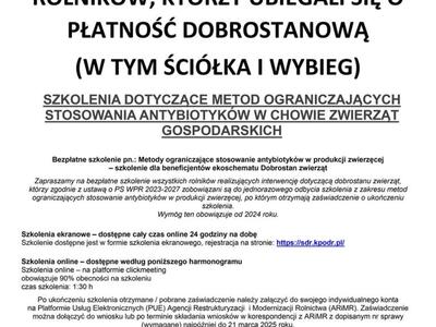 Plakat szkolenie