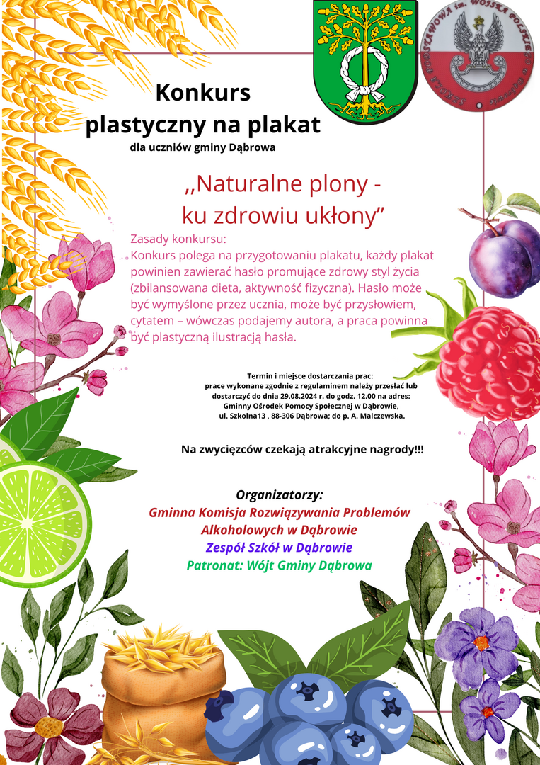 Plakat konkursu plastycznego
