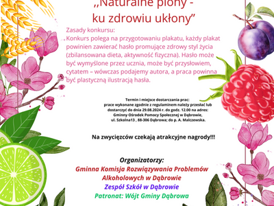 Plakat konkursu plastycznego
