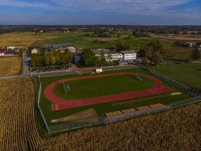 Boisko sportowe ZS Chrostkowo, październik 2020