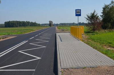 Fragment drogi na odcinku Szulborze Wielkie Zaręby Kościelne [400x265]