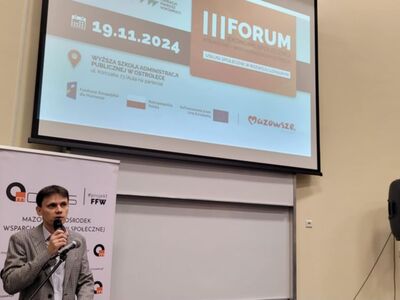 III Forum Ekonomii Społecznej Północno-Wschodniego Mazowsza "Usługi społeczne w rozwoju lokalnym" 
