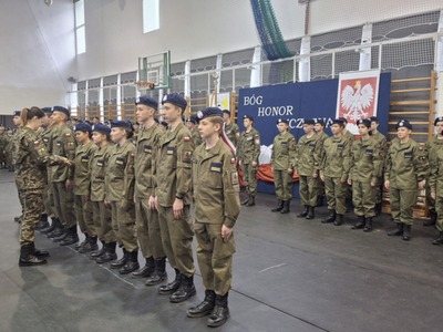 Ślubowanie klasy mundurowej w "Rubinku"