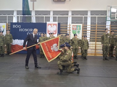 Ślubowanie klasy mundurowej w "Rubinku"