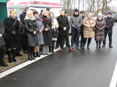Otwarcie drogi na odcinku Szulborze Wielkie - Zuzela