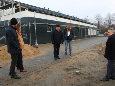 Zakończono kolejny etap prac przy przebudowie boiska i budowie zaplecza sanitarno - szatniowego