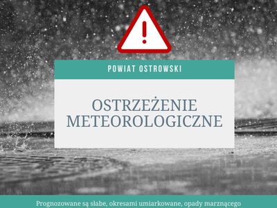 Ostrzeżenie meteorologiczne