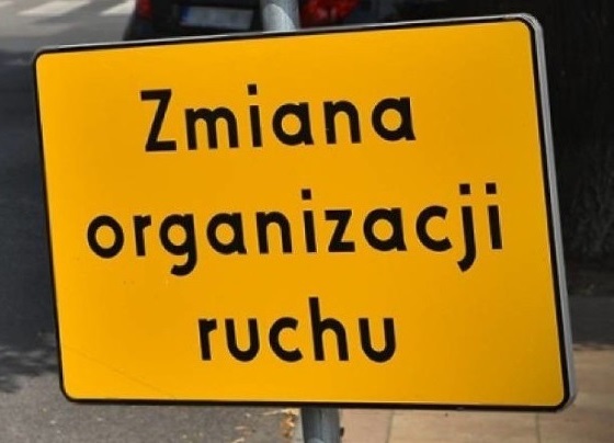 zmiana organizacji ruchu