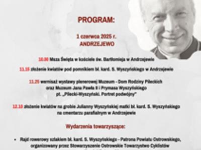 plakat informujacy o wydarzeniu OBCHODY DNIA PATRONA