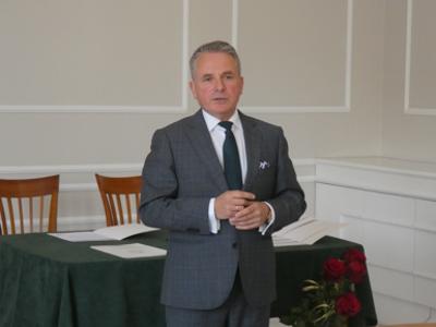 Przemówienie Starosty Ostrowskiego Jerzego Bauera