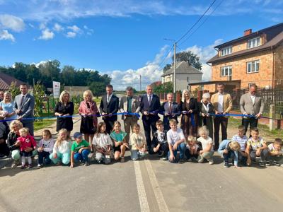Uroczysty odbiór drogi powiatowej Białe-Szczepanowice - Kamieńczyk-Ryciorki