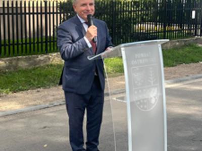 Uroczysty odbiór drogi powiatowej Białe-Szczepanowice - Kamieńczyk-Ryciorki 