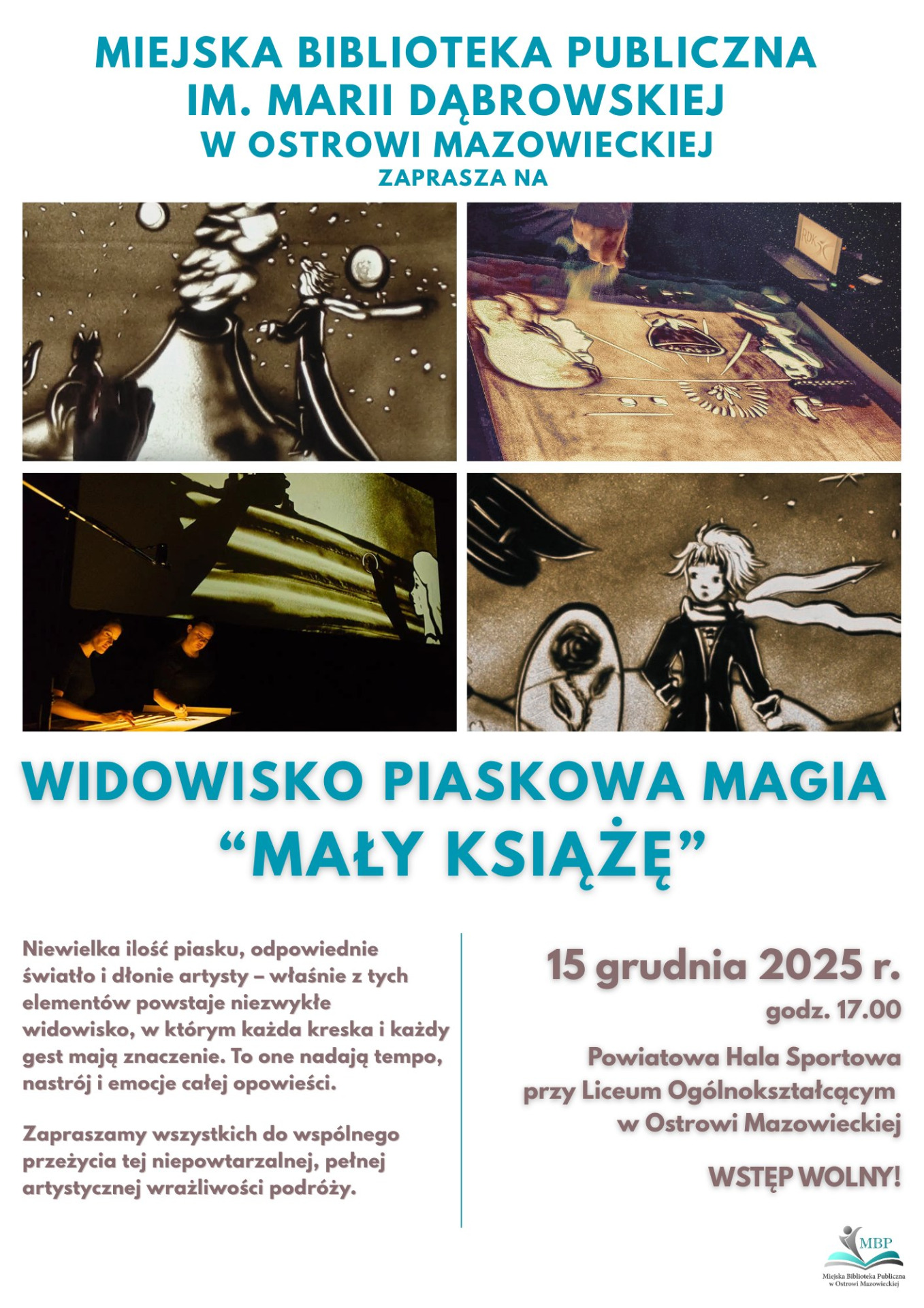 PLAKAT WIDOWISKO MAŁY KSIĄŻE