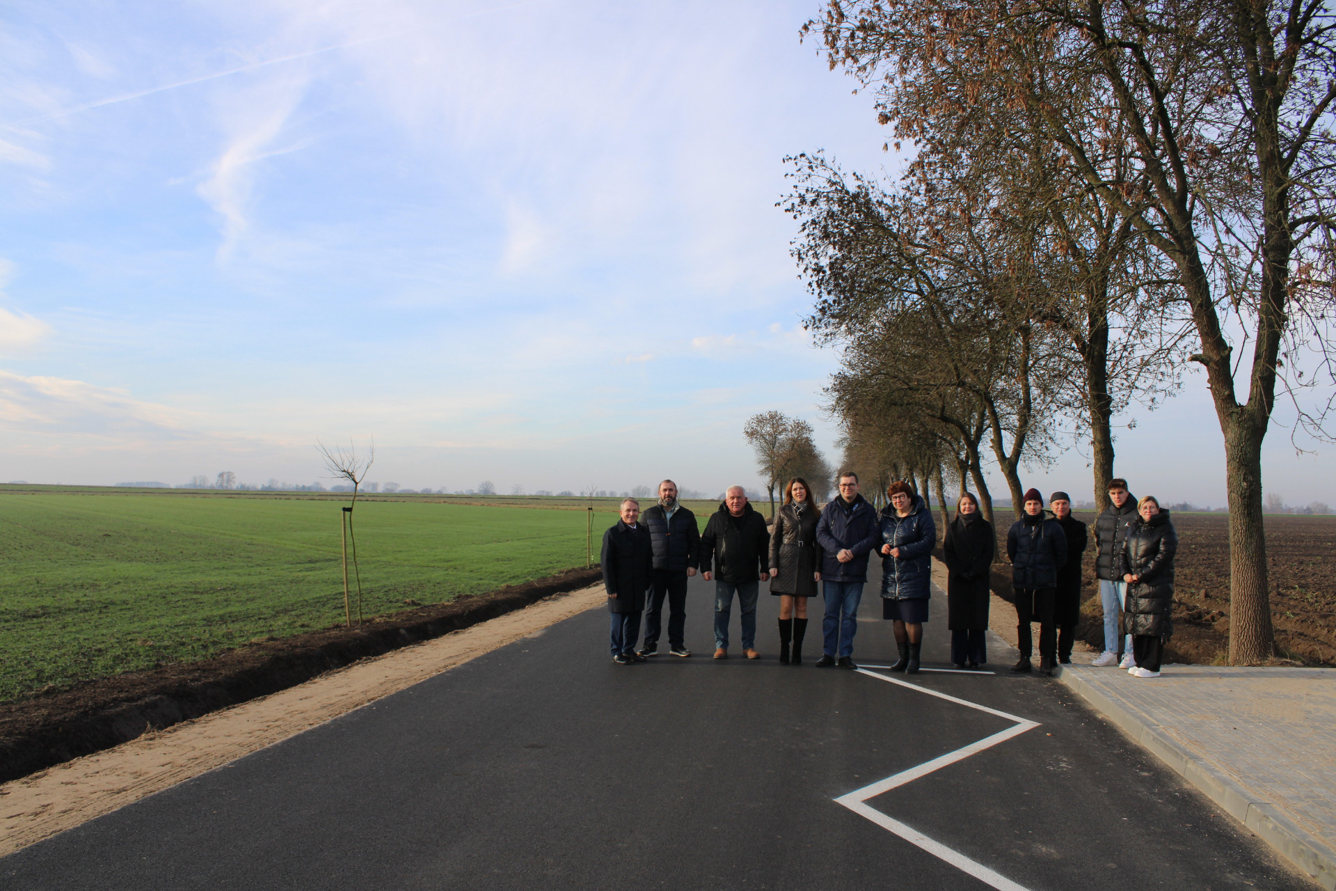 Odbiór końcowy prac na drodze powiatowej w gminie Andrzejewo