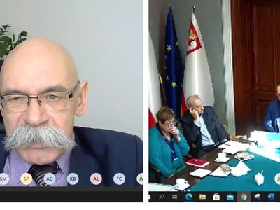 Starosta Ostrowski oraz władze powiatu wrzesińskiego