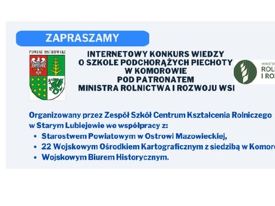 Informacja o konkursie