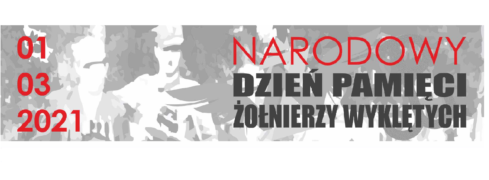 Plakat Narodowy Dzień Pamięci Żołnierzy Wyklętych 