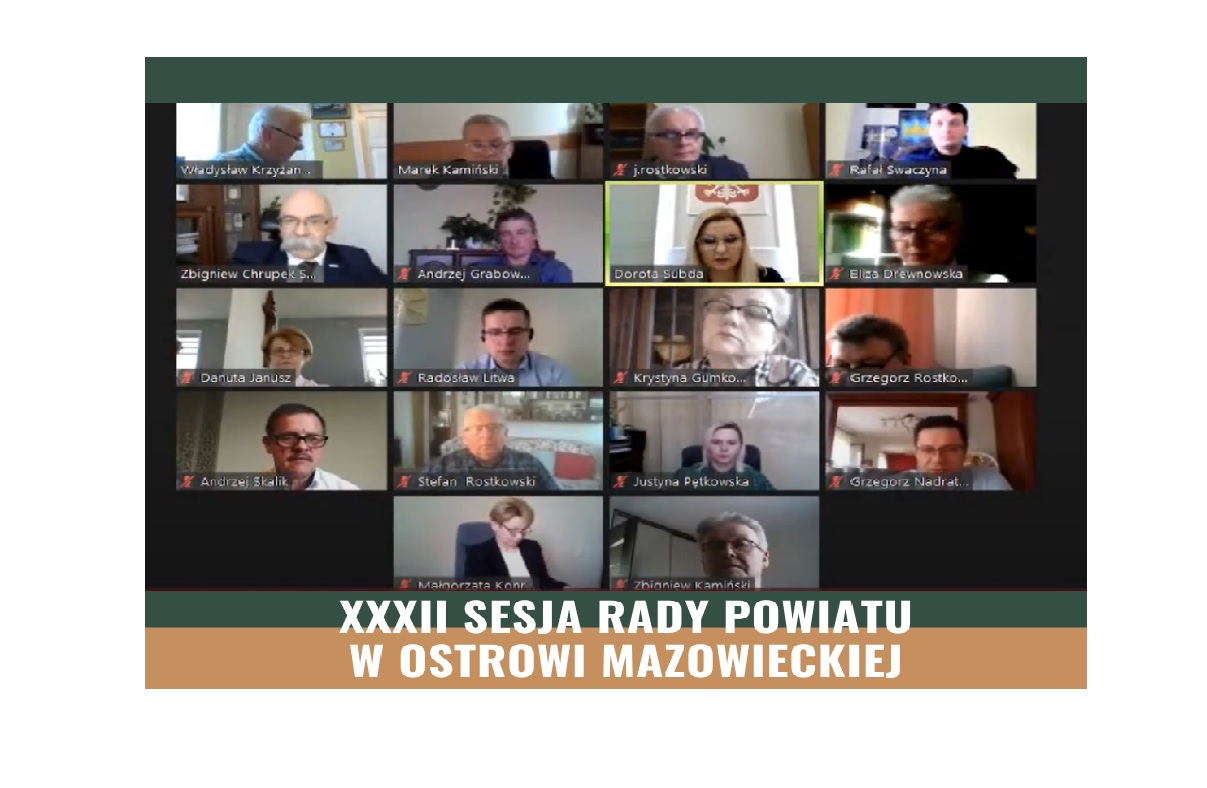 Radni powiatowi podczas obrad