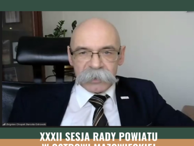 Starosta Ostrowski Zbigniew Chrupek