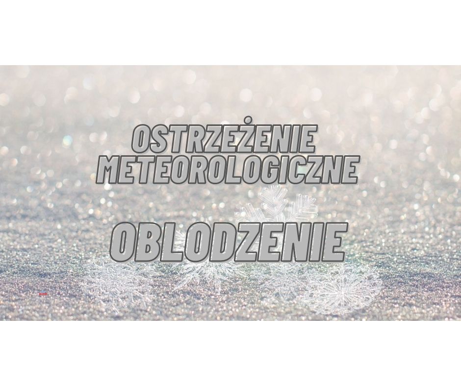informacja o oblodzeniu