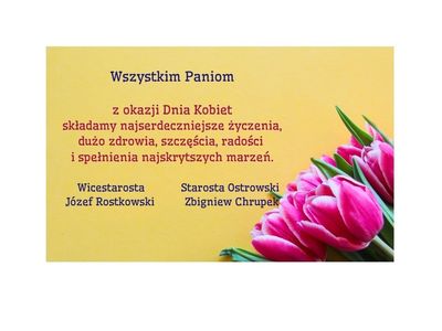 życzenia z okazji Dnia Kobiet