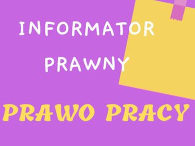 Ulotka - informator prawny