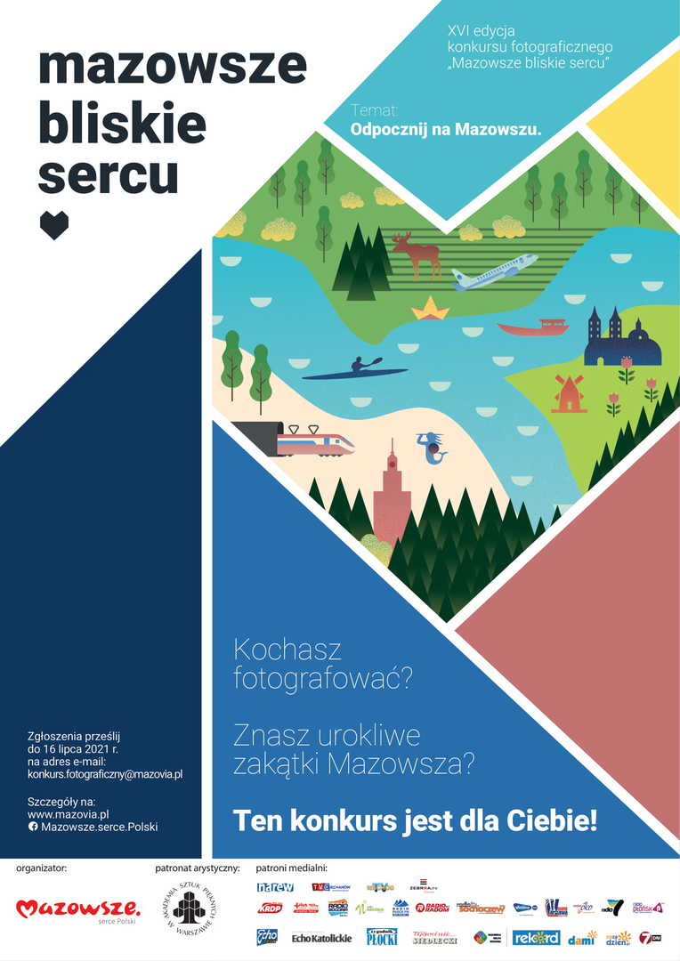 Plakat informujący o konkursie 