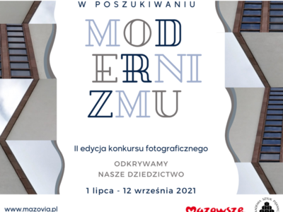 Plakat informujący o konkursie