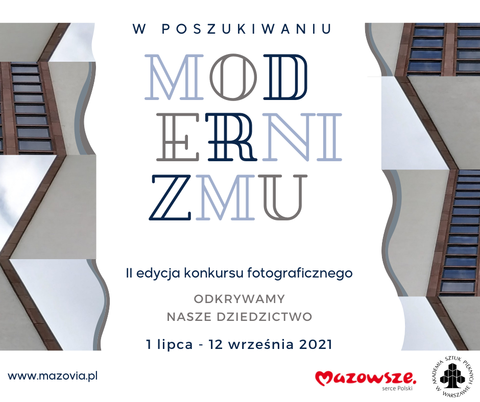 Plakat informujący o konkursie 