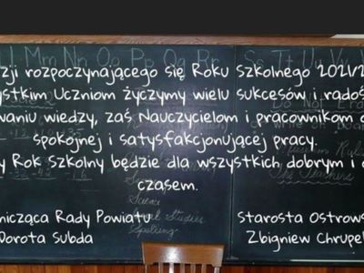 życzenia od władz powiatu