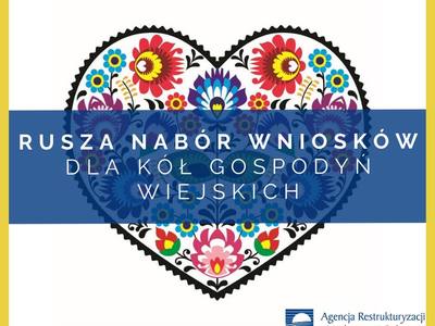 Nabór wniosków dla Kół Gospodyń Wiejskich