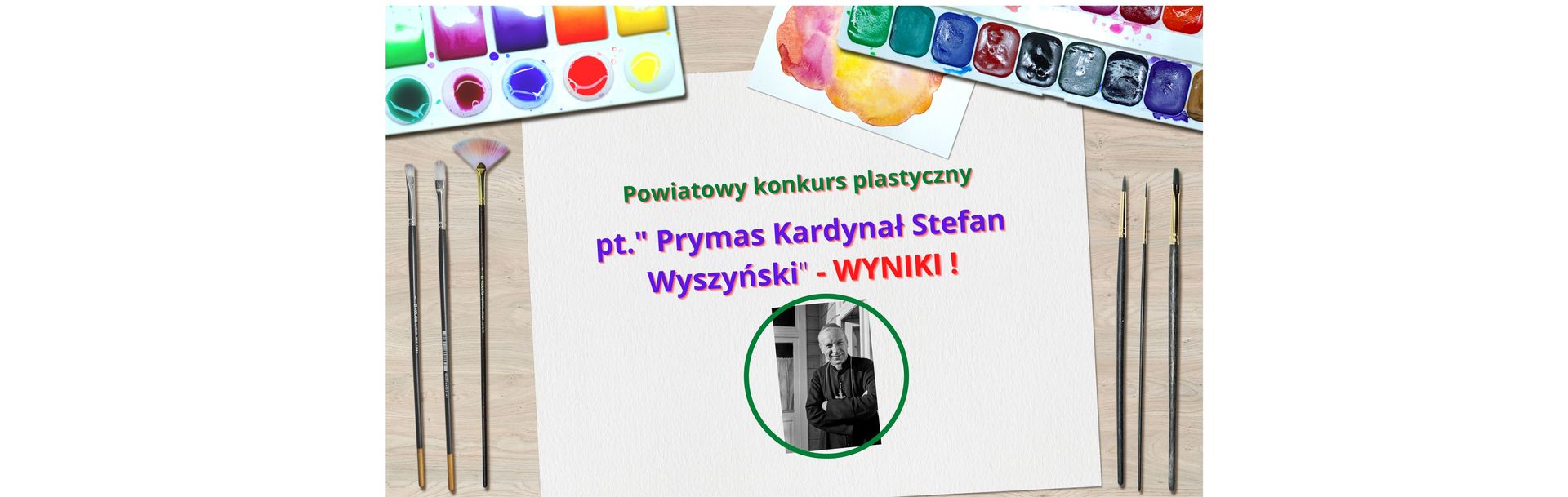 Grafika rozstrzygnięcie konkursu plastycznego, informacja o wynikach