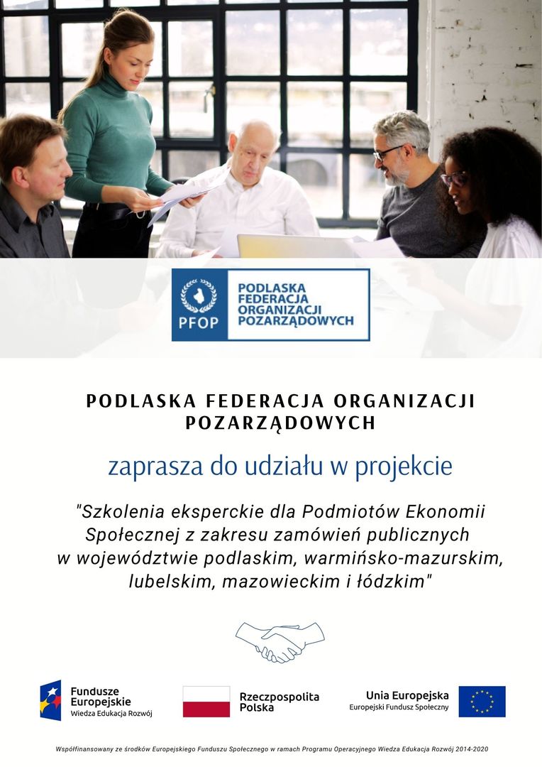 ulotka informująca o Projekcie