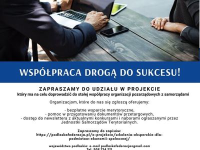 ulotka informacyjna o Projekcie