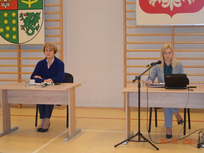Przewodnicząca oraz Wiceprzewodnicząca Rady Powiatu w Ostrowi Mazowieckiej